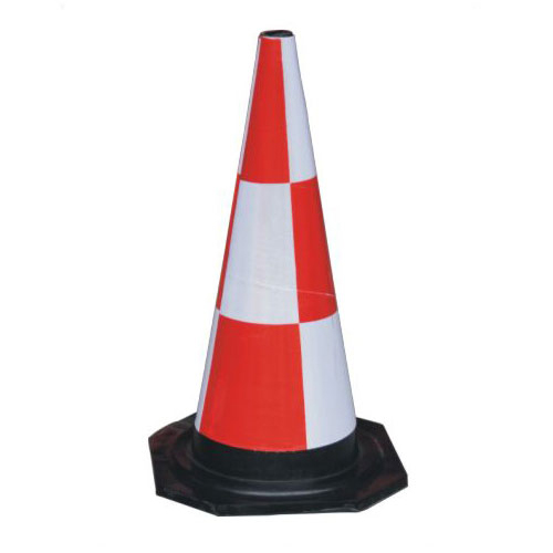 Rubber road cone